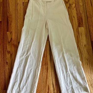 Mango - off-white wide leg trousers. Size 4